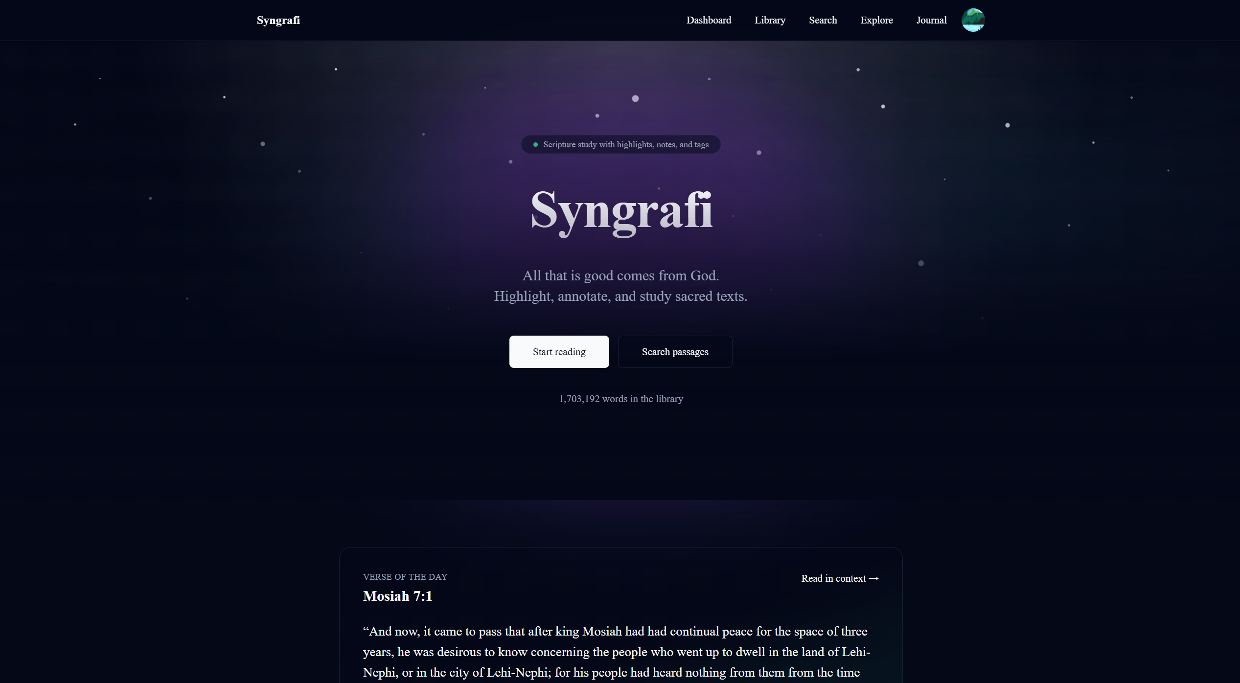 Syngrafi screenshot